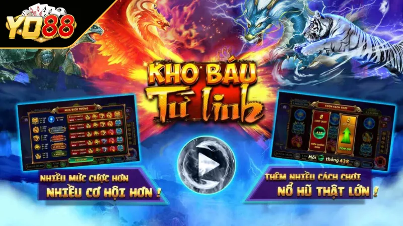 Game nổ hũ Kho Báu Tứ Linh hay 